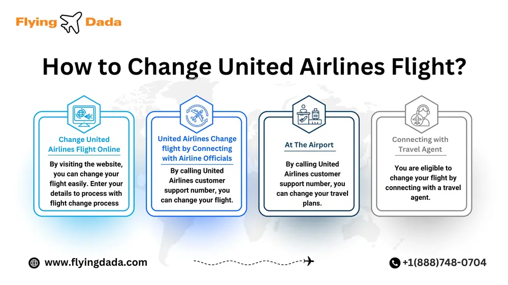 United Airlines flight change process